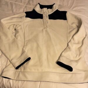 Crown Cream and Black Pullover